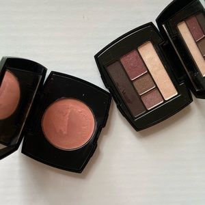 Lancome color design palette and blush set